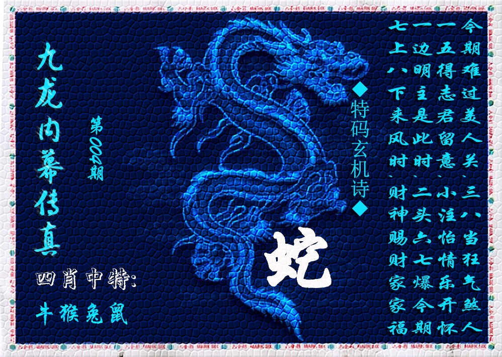 004期九龙内幕传真(新上市)[图]