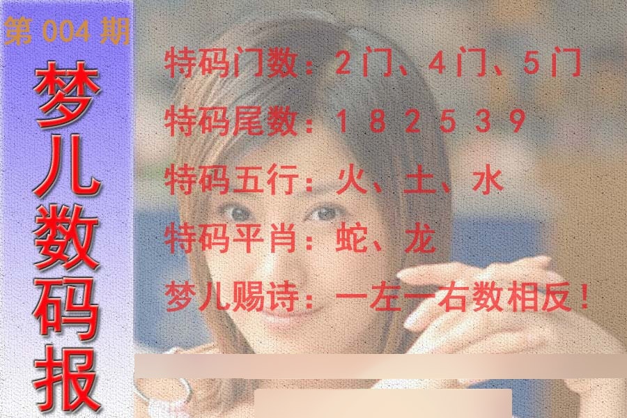 004期梦儿数码报[图]