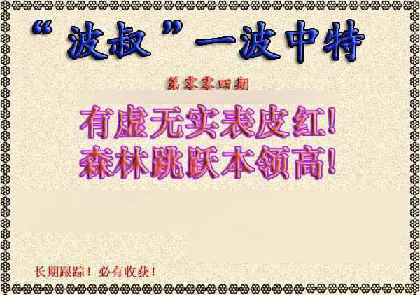 004期波叔一波中特[图]