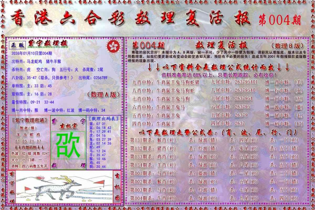 004期数理复活报[图]