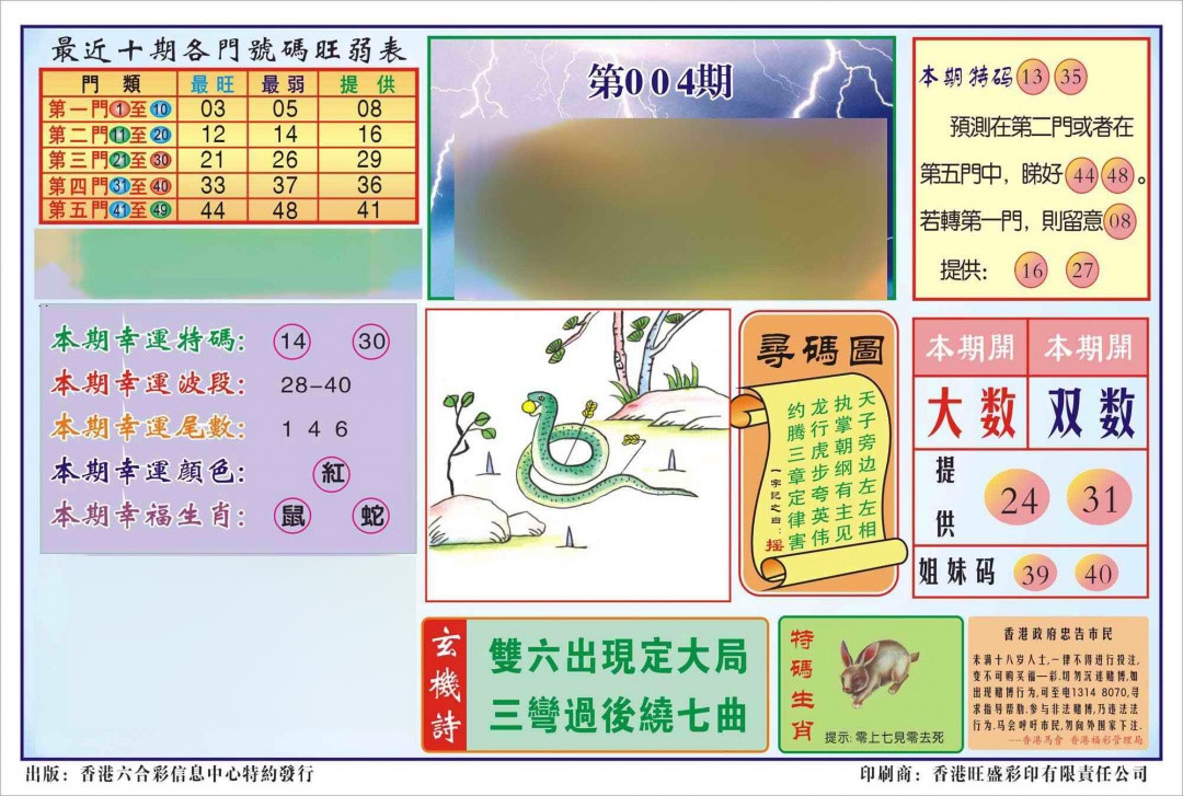 004期香港逢赌必羸(新图)[图]