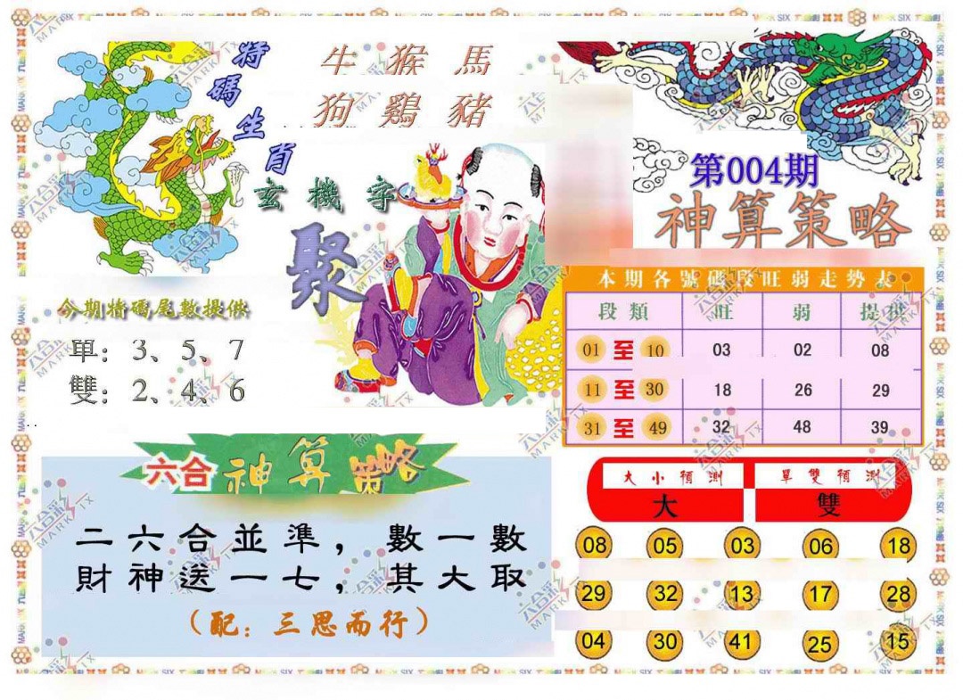 004期神算策略[图]