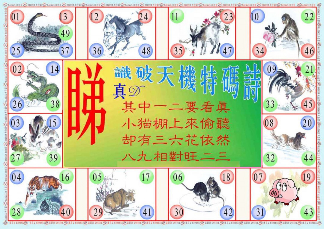 004期识破天机B版[图]