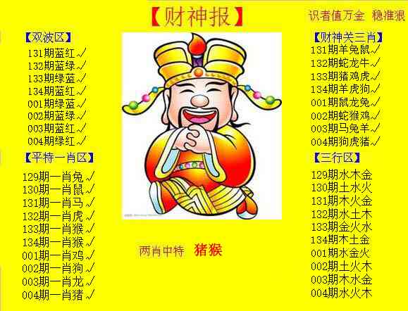 004期黄色财神报[图]