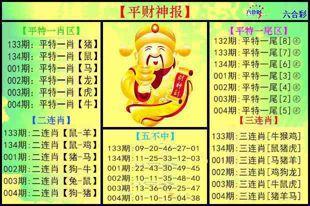 004期平财神报[图]