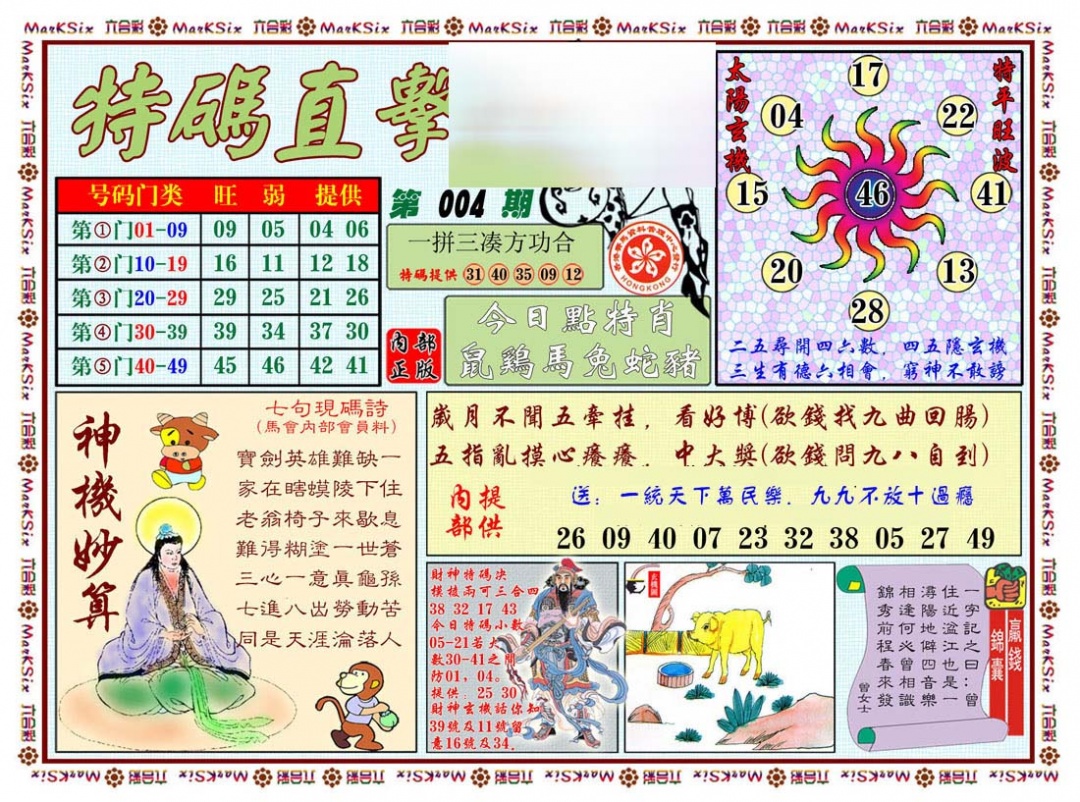 004期特马直击[图]