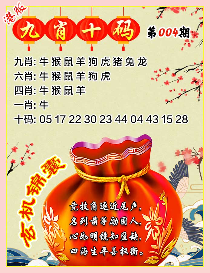 004期九肖十码[图]